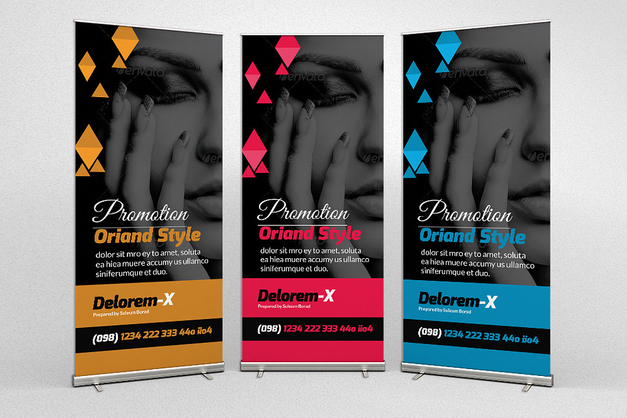 Photography Business Roll Up Banners in Presentation Templates - product preview 8