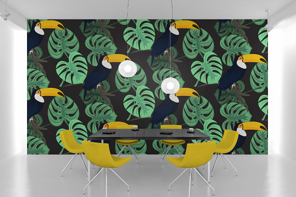Toucan in Jungle Seamless Patterns in Patterns - product preview 6