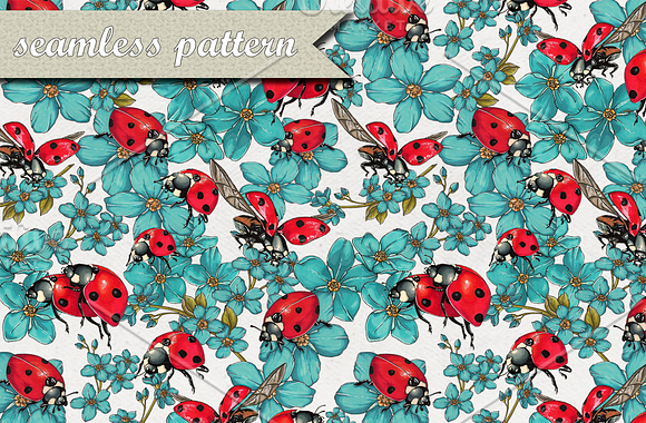 Oh, Ladybugs!...(marker collection) in Patterns - product preview 1