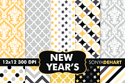 New Year's Eve Digital Papers