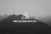 Mountain Minimal Geometric Logo