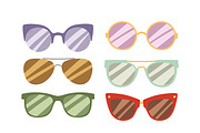 Fashion glasses vector illustration