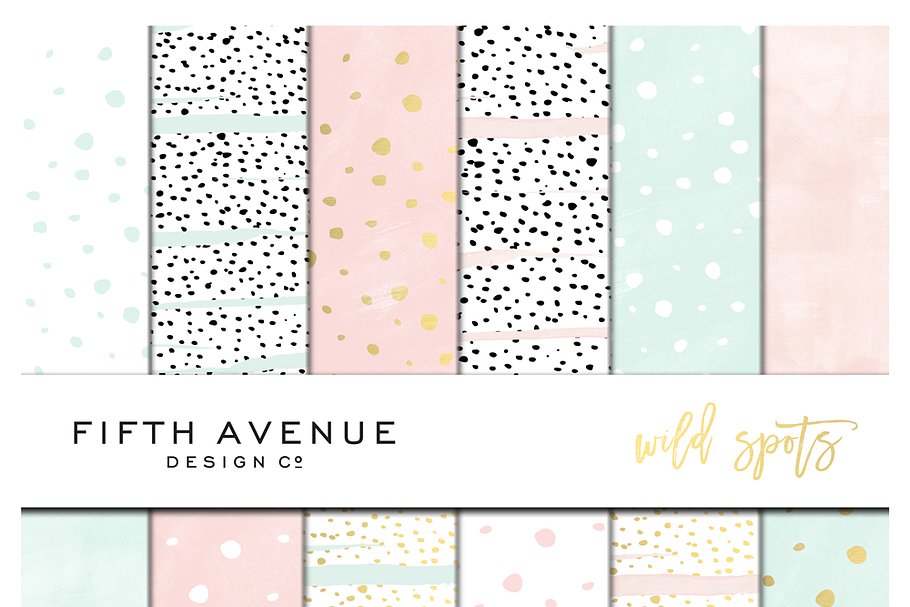 Wild Spots - Digital Paper in Patterns - product preview 8