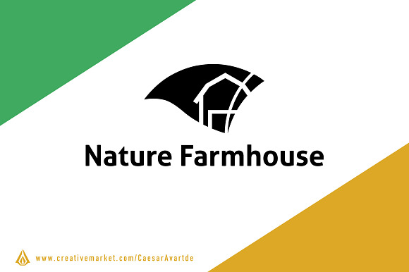 Farm House Logo Template in Logo Templates - product preview 1