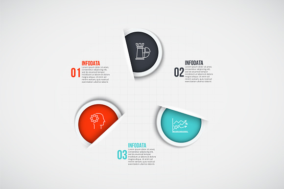 Infographics template set v.36 in Presentation Templates - product preview 2