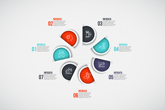 Infographics template set v.36 in Presentation Templates - product preview 6