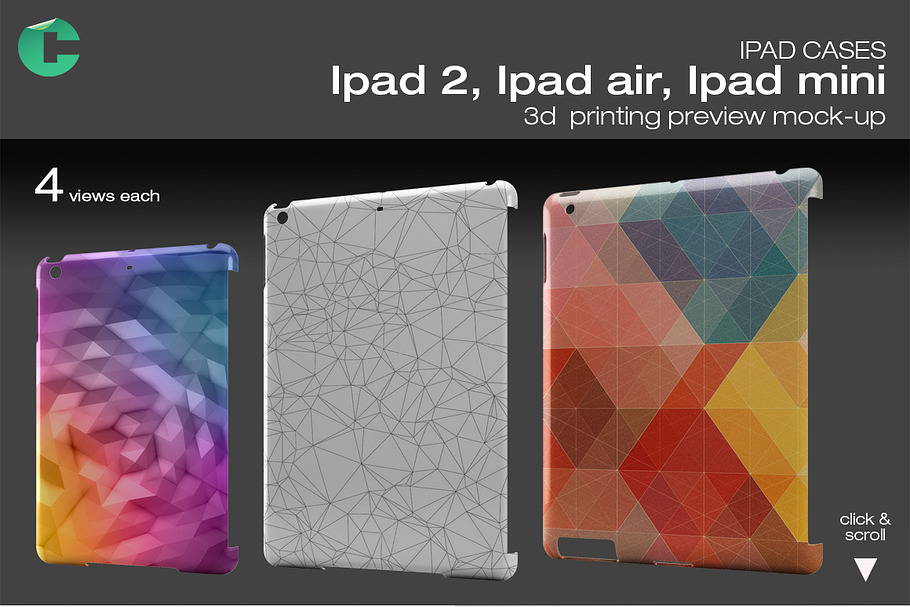 Ipad 2/ air/ mini mock-up in Product Mockups - product preview 8