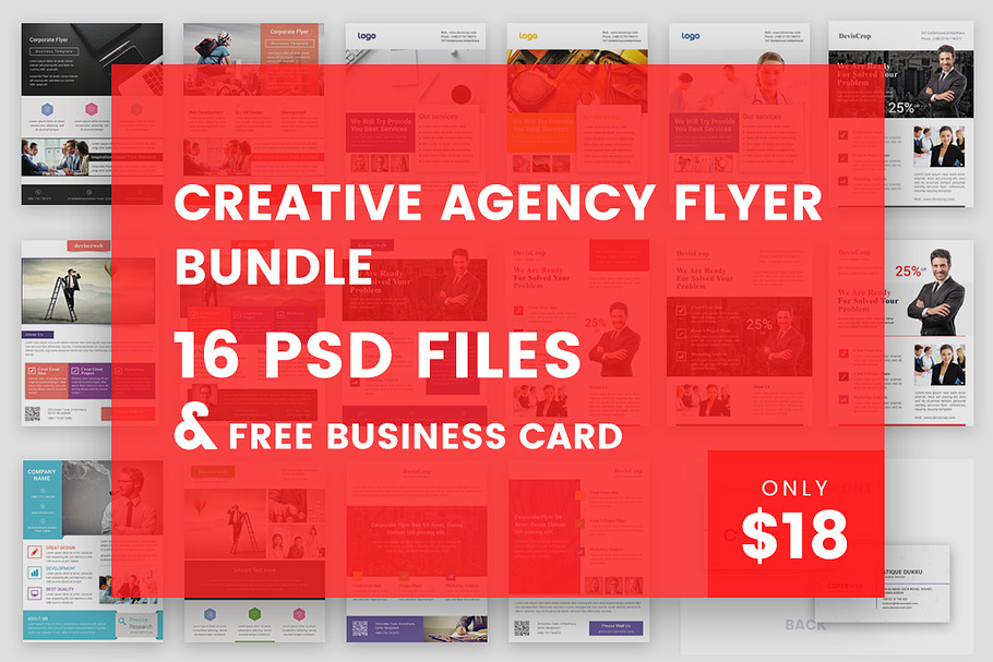 16 Creative Agency Flyer Bundle
