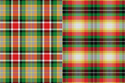 Two patterns Scottish tartan Alabama
