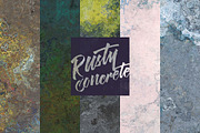 Rusty concrete texture