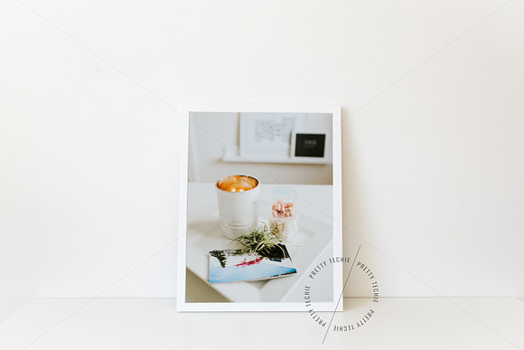 Simple White Frame Mockup 8x10 in Print Mockups - product preview 1