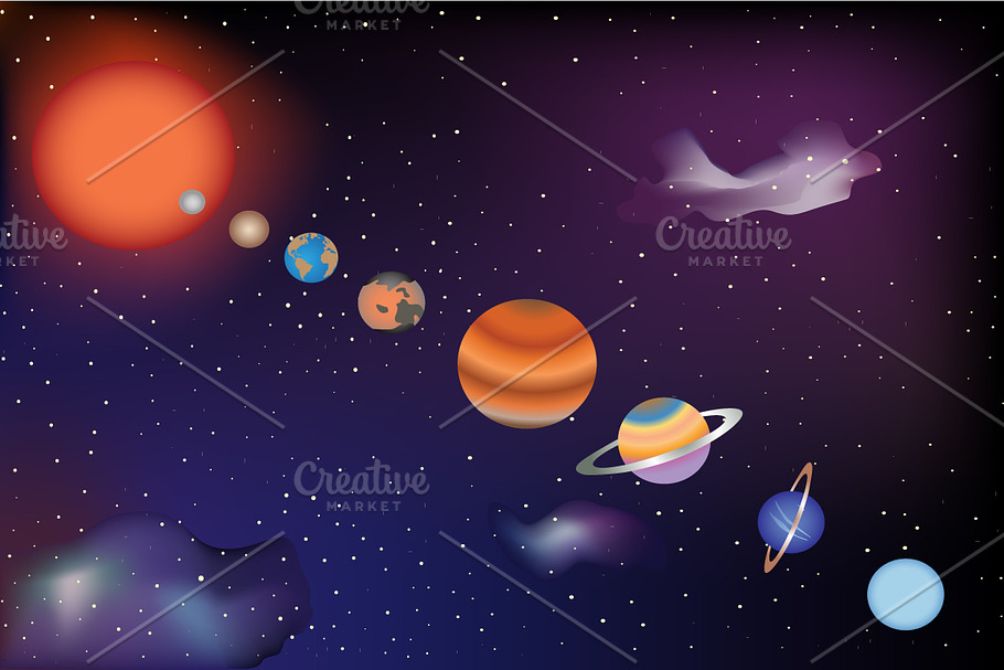 Parade of planets in Illustrations - product preview 8