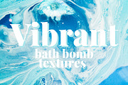 Vibrant Bath Bomb Textures