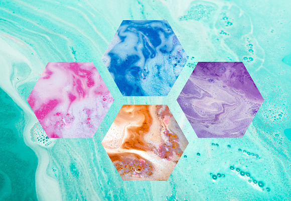 Vibrant Bath Bomb Textures in Textures - product preview 1