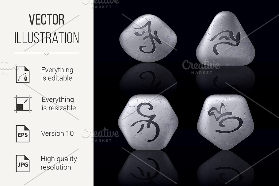 Runic Stones in Graphics - product preview 8