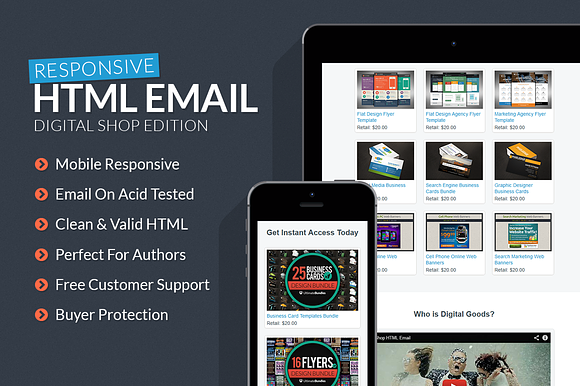 Digital Goods Responsive HTML Email in HTML/CSS Themes - product preview 1