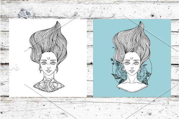 tattoo poster in Illustrations - product preview 5