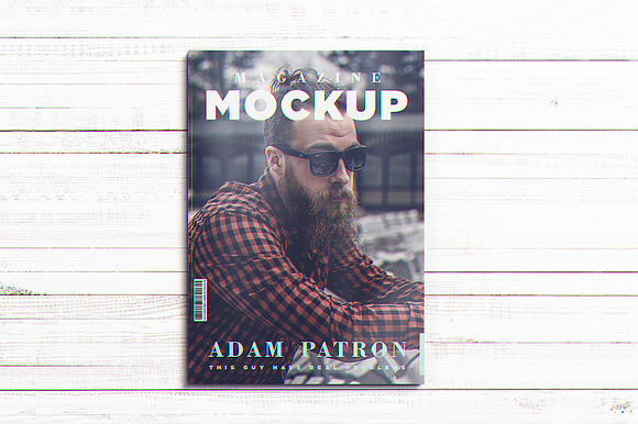 Magazine / Brochure MockUp in Print Mockups - product preview 6