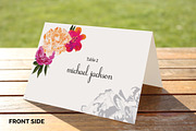Wedding Place Card Template