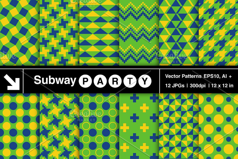 Rio Geometric Vector Patterns