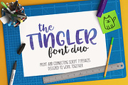 Tingler duo - two handwritten fonts