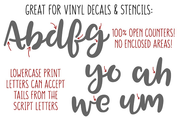 Tingler duo - two handwritten fonts in Stencil Fonts - product preview 4