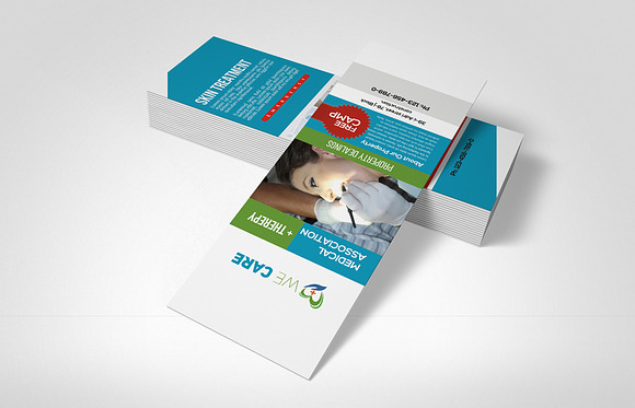 Medical Rack Card Template in Postcard Templates - product preview 1