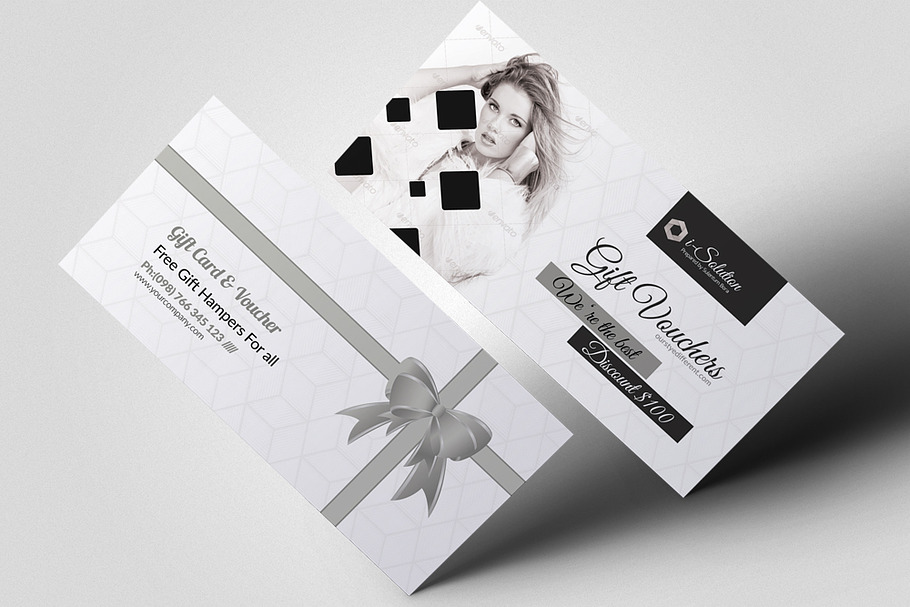 Fashion and Flexible Gift Voucher in Postcard Templates - product preview 8