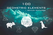 100 Geometric elements + bonus!