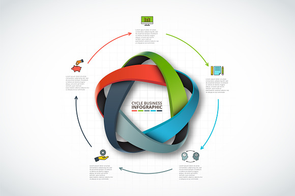 Business infographic diagrams v.11 in Presentation Templates - product preview 3