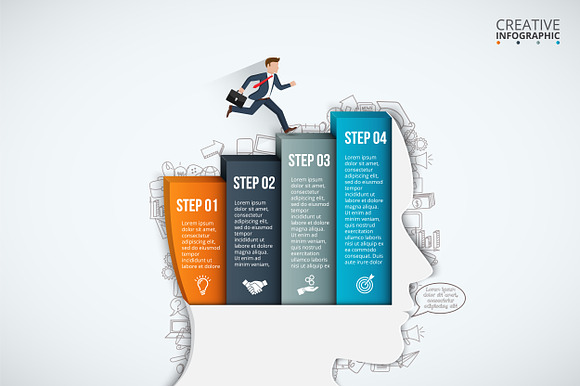 Business infographic diagrams v.11 in Presentation Templates - product preview 4