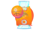 Basketball icon or logo