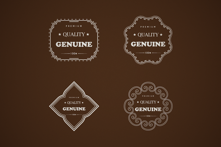 Sale Discount Offer Badges Logos in Objects - product preview 8