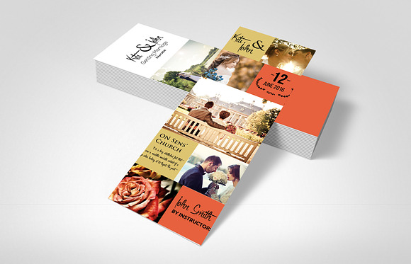Wedding Rack Card Templates in Card Templates - product preview 1