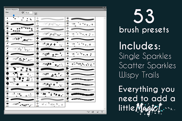 Fairy Dust PHOTOSHOP sparkle brushes in Photoshop Brushes - product preview 1