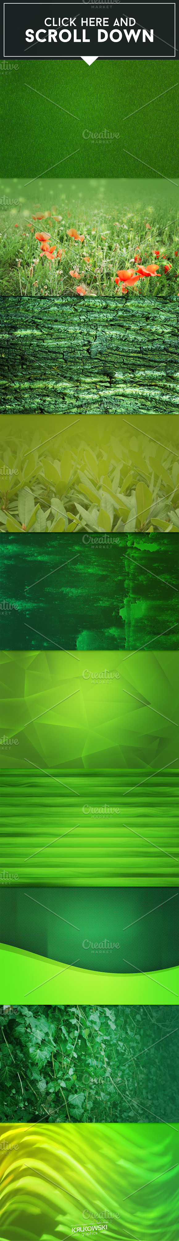 Green Background PSD in Textures - product preview 1