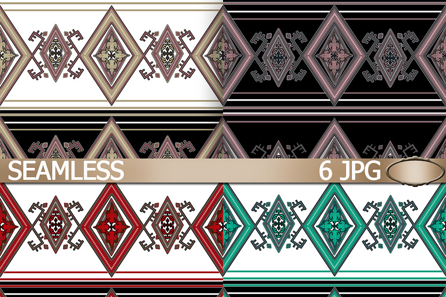 Set of ethnic folk patterns. in Patterns - product preview 8