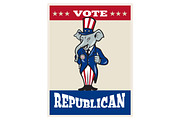 Republican Elephant Mascot Thumb