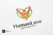Human Love / Heart - Logo Template
