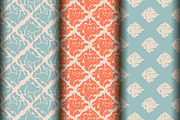 Set of 6classic patterns, Silk style