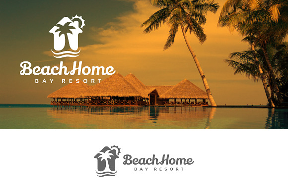 Beach Home Logo in Logo Templates - product preview 2