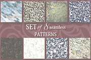 Collection of 8+1 swirls patterns