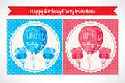 3 Cute Happy Birthday Invitations