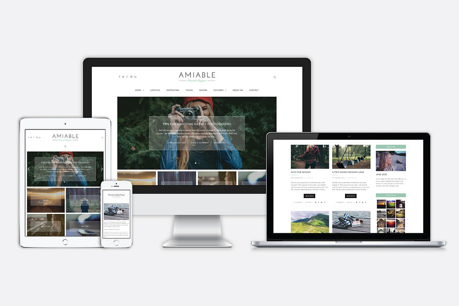 Amiable - A WP Blogging Theme in WordPress Blog Themes - product preview 8