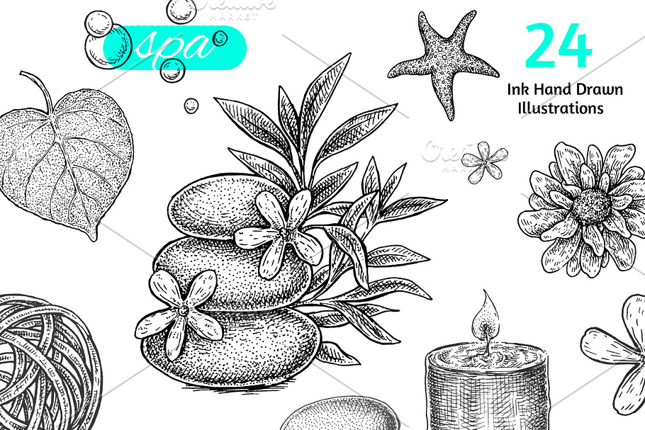 SPA Collection in Illustrations - product preview 8