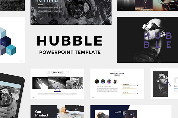 HUBBLE - Modern Powerpoint Template in PowerPoint Templates - product preview 4