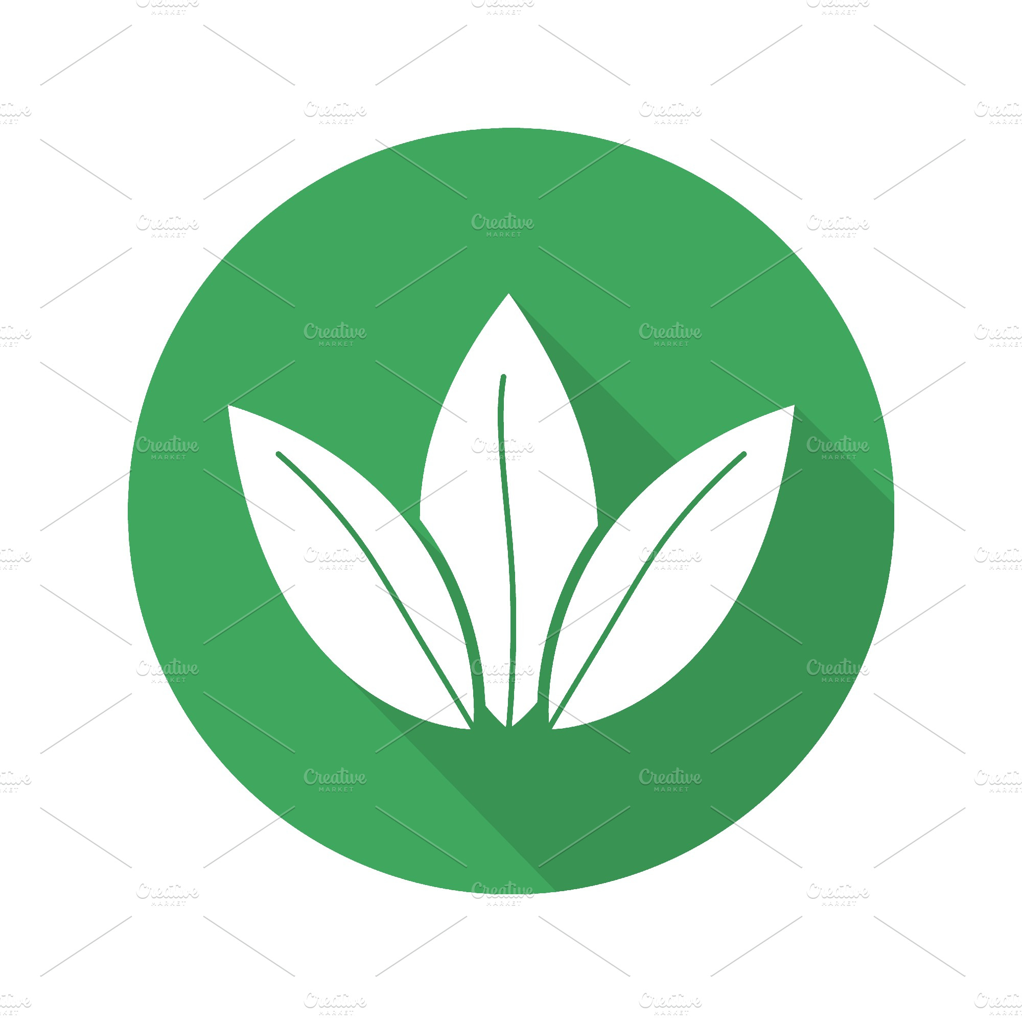 Tea leaves icon. Vector | Custom-Designed Icons ~ Creative Market