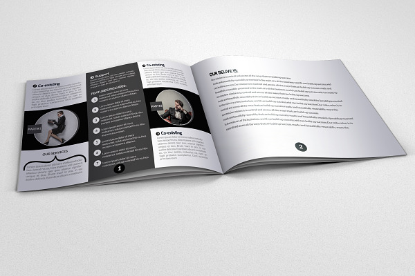 4 Pages Business Bi Fold Brochure 