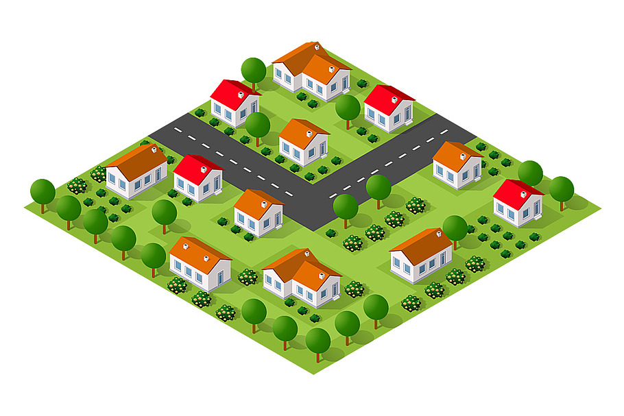 Rural city in Illustrations - product preview 8