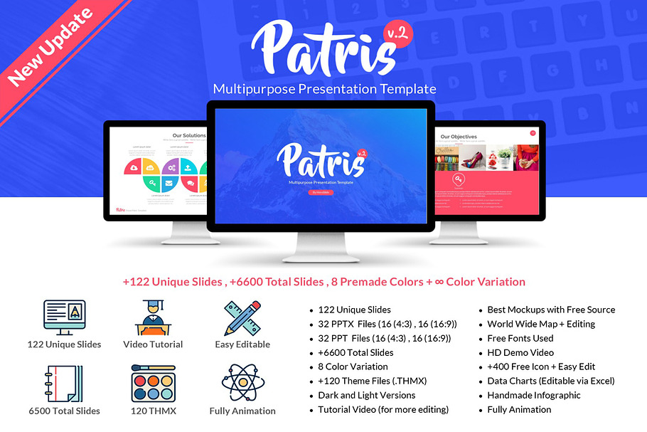 Patris PowerPoint Template [v2] in PowerPoint Templates - product preview 8